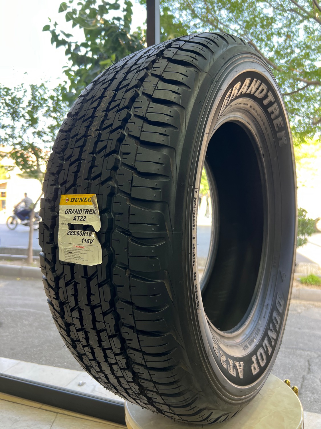 لاستیک دنلوپ ژاپن سایز 285/60R18 مدل GRANDTREK AT22 تولید 2025